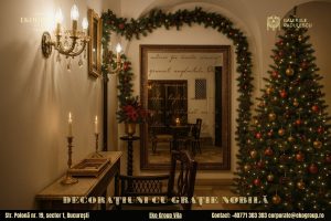 Decoratiuni de Craciun în stil interbelic: Eleganța nobiliară dezvăluită de Eko Group Vila